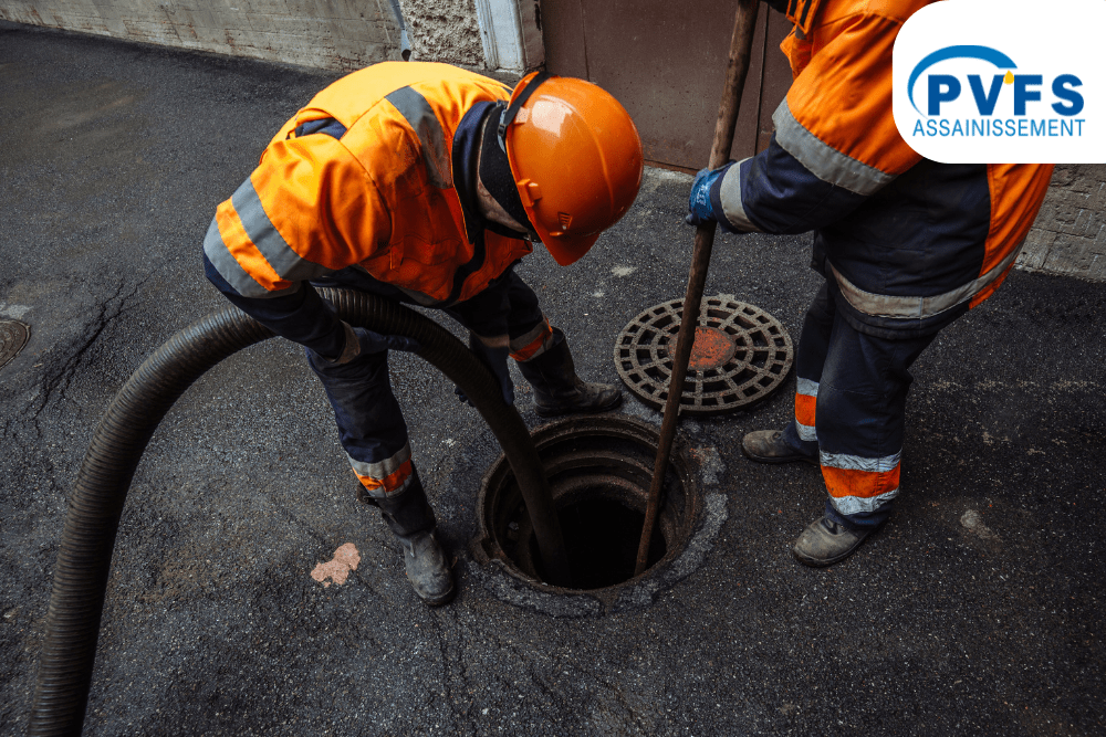 Colonne générale d'immeuble bouchée