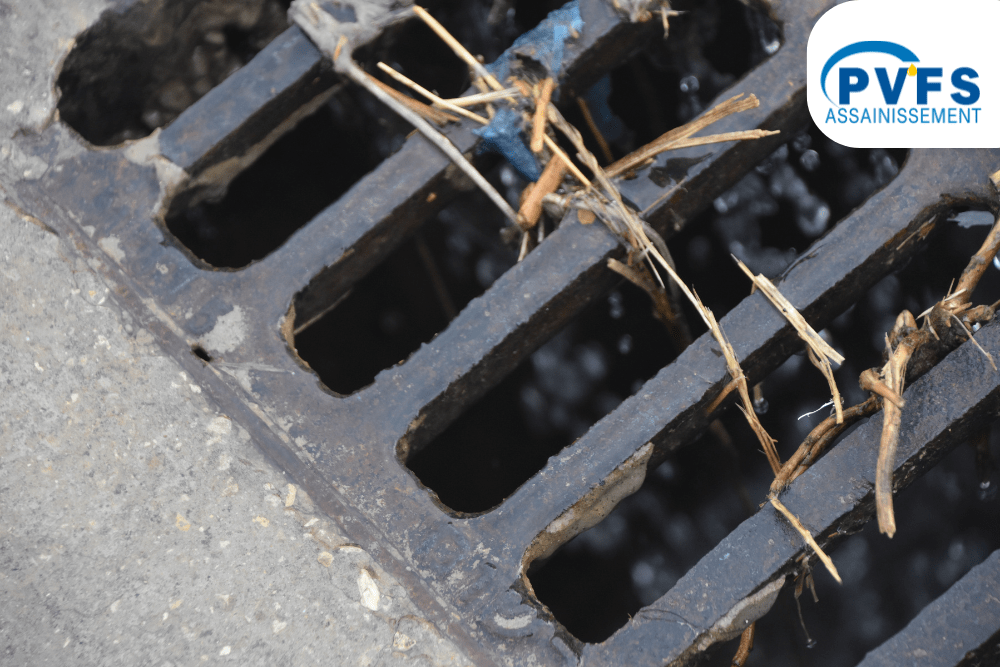 regard tout à l'égout bouché