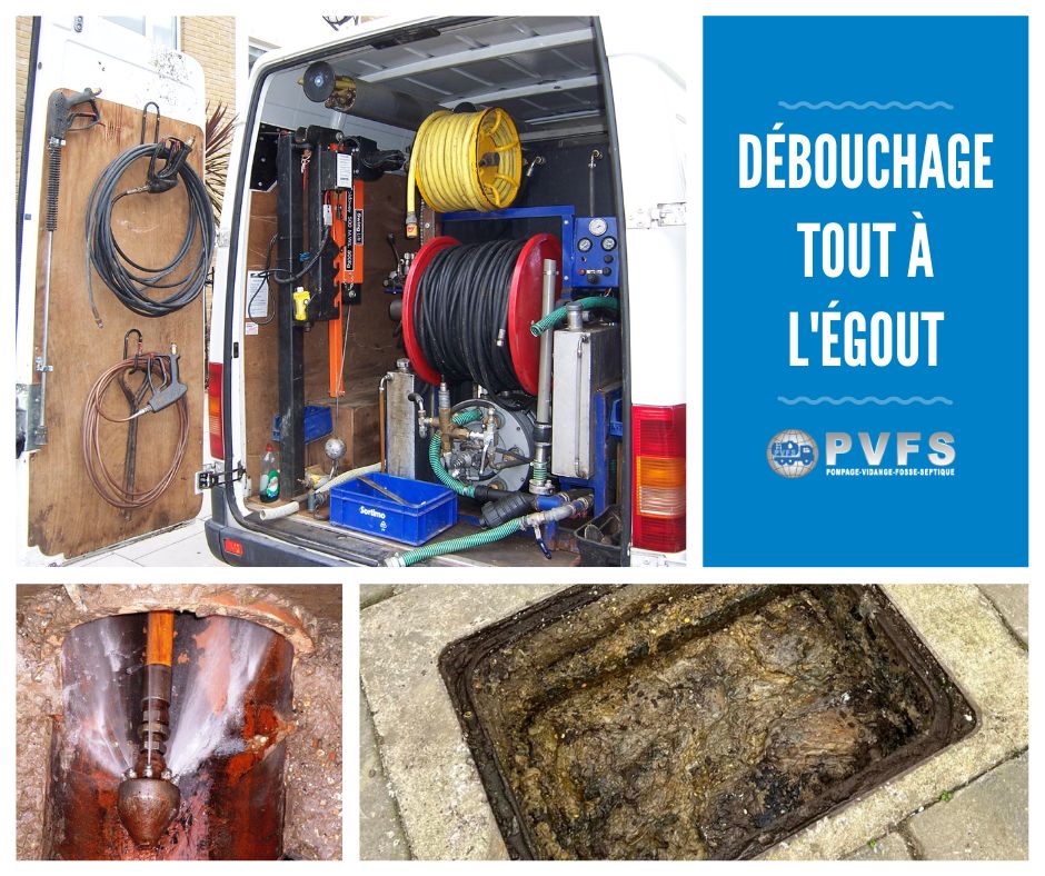 débouchage tout à l'égout