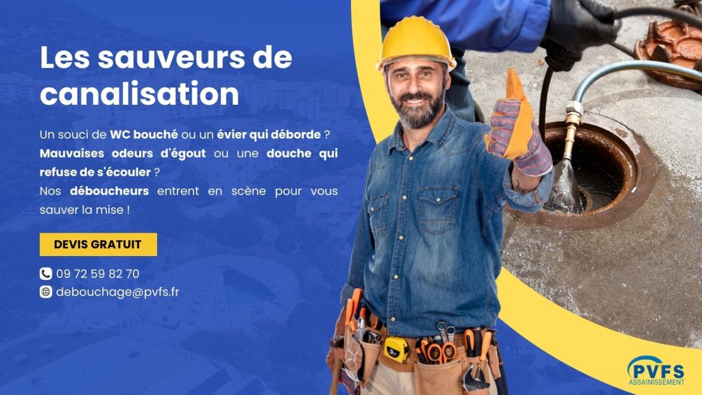 PVFS - L'entreprise de débouchage canalisation à Biot et les alentours