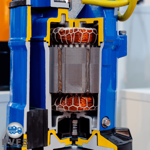 [Image of Pompe de relevage immergée dans un puisard]